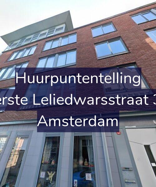 Foto gevel Huurpuntentelling voor Eerste Leliedwarsstraat 34, Amsterdam