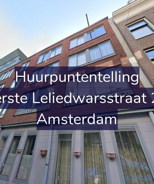 Foto gevel Huurpuntentelling voor Eerste Leliedwarsstraat 20, Amsterdam