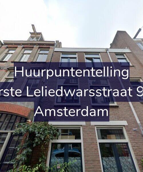 Foto gevel Huurpuntentelling voor Eerste Leliedwarsstraat 9-A, Amsterdam