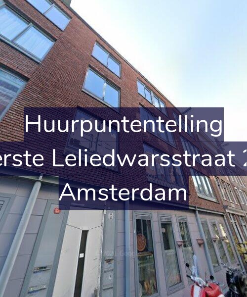 Foto gevel Huurpuntentelling voor Eerste Leliedwarsstraat 24, Amsterdam