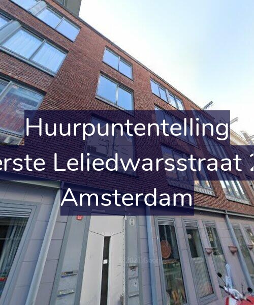 Foto gevel Huurpuntentelling voor Eerste Leliedwarsstraat 26, Amsterdam