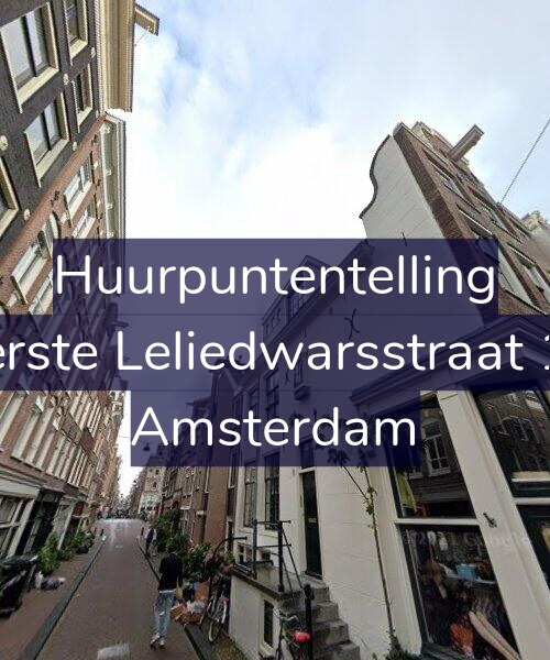 Foto gevel Huurpuntentelling voor Eerste Leliedwarsstraat 11, Amsterdam
