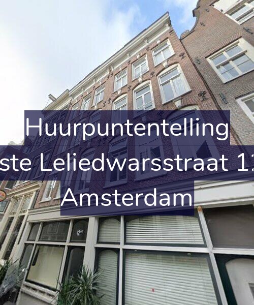 Foto gevel Huurpuntentelling voor Eerste Leliedwarsstraat 12-B, Amsterdam