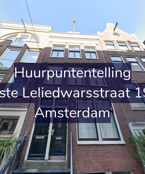 Foto gevel Huurpuntentelling voor Eerste Leliedwarsstraat 19-C, Amsterdam