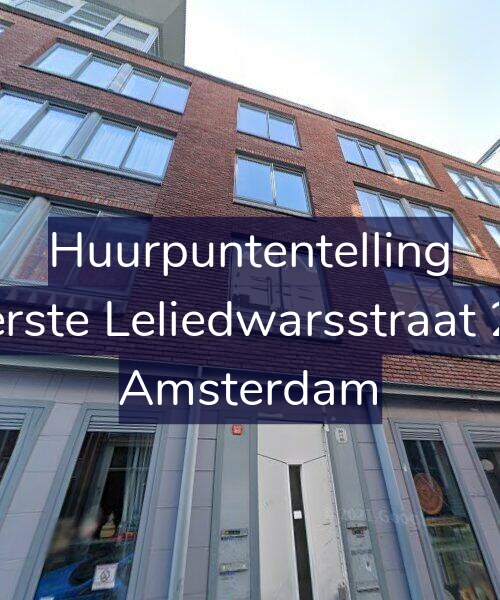 Foto gevel Huurpuntentelling voor Eerste Leliedwarsstraat 28, Amsterdam