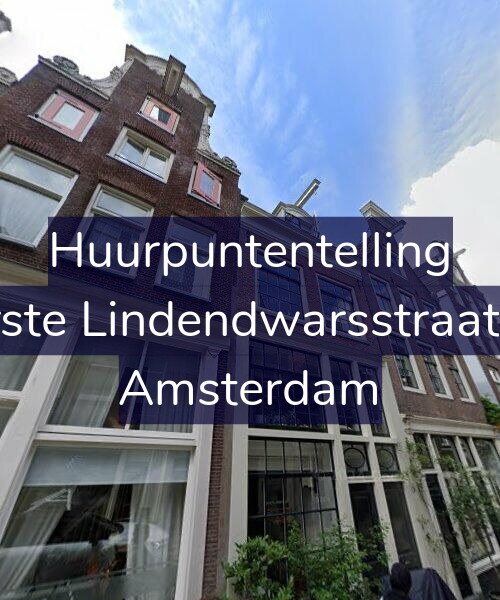 Foto gevel Huurpuntentelling voor Eerste Lindendwarsstraat 20, Amsterdam