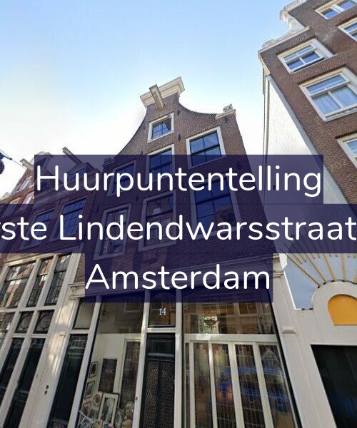 Foto gevel Huurpuntentelling voor Eerste Lindendwarsstraat 16, Amsterdam