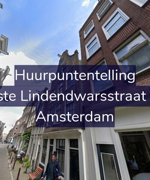 Foto gevel Huurpuntentelling voor Eerste Lindendwarsstraat 9-C, Amsterdam