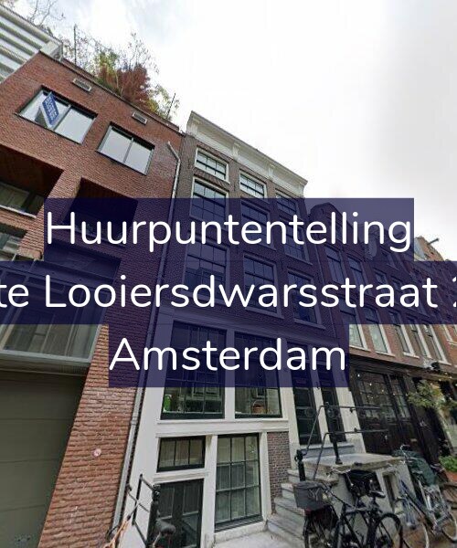 Foto gevel Huurpuntentelling voor Eerste Looiersdwarsstraat 20-B, Amsterdam