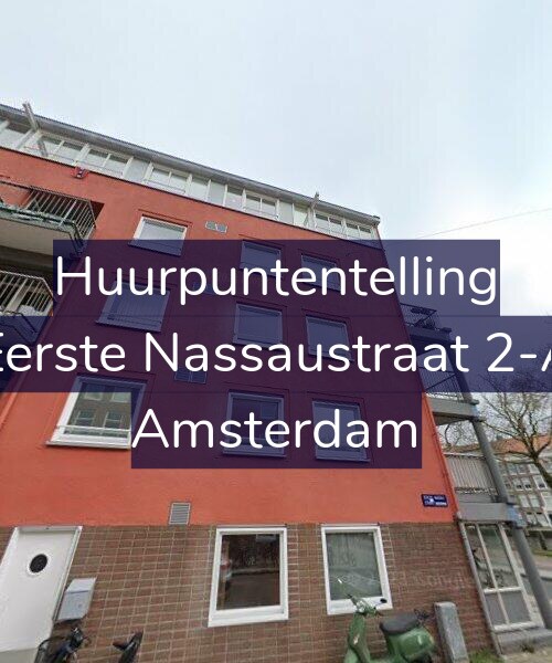 Foto gevel Huurpuntentelling voor Eerste Nassaustraat 2-A, Amsterdam