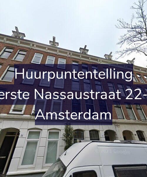 Foto gevel Huurpuntentelling voor Eerste Nassaustraat 22-C, Amsterdam