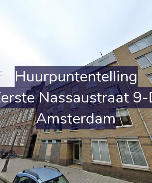 Foto gevel Huurpuntentelling voor Eerste Nassaustraat 9-D, Amsterdam
