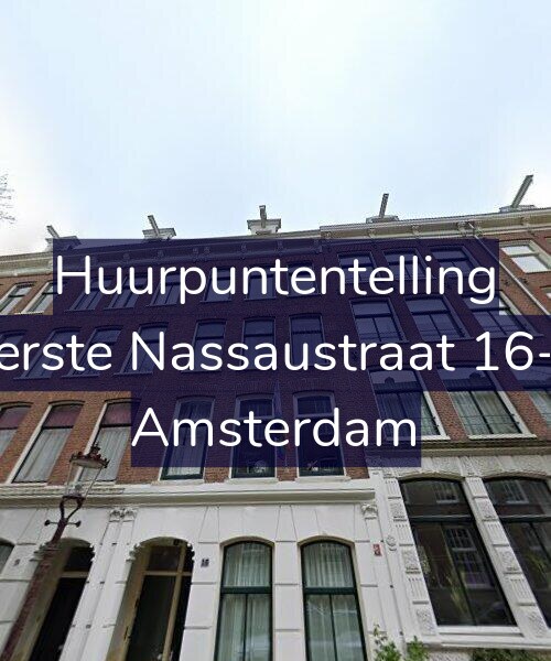 Foto gevel Huurpuntentelling voor Eerste Nassaustraat 16-2, Amsterdam