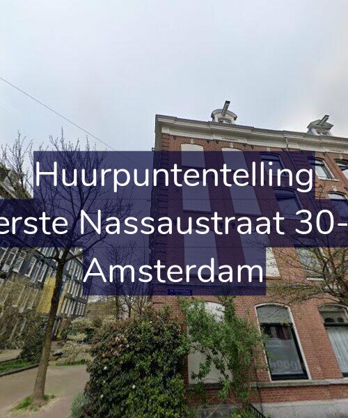 Foto gevel Huurpuntentelling voor Eerste Nassaustraat 30-D, Amsterdam