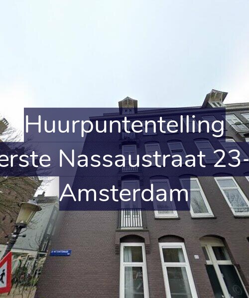 Foto gevel Huurpuntentelling voor Eerste Nassaustraat 23-2, Amsterdam