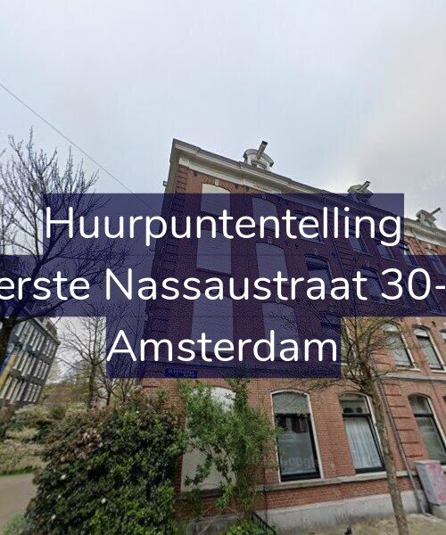 Foto gevel Huurpuntentelling voor Eerste Nassaustraat 30-K, Amsterdam