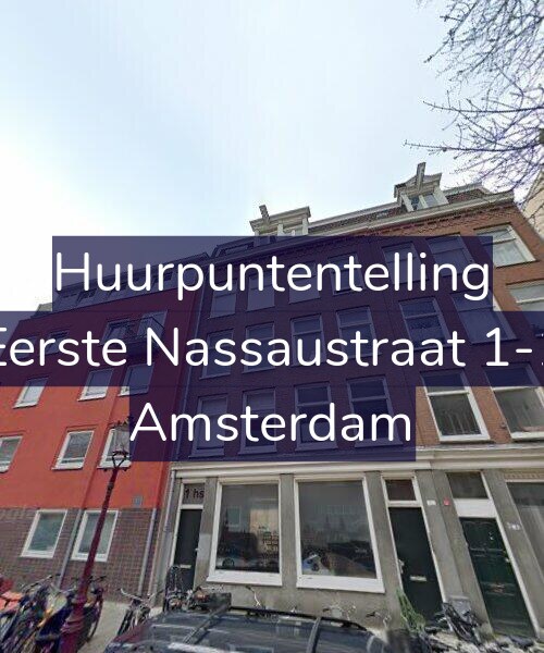 Foto gevel Huurpuntentelling voor Eerste Nassaustraat 1-1, Amsterdam