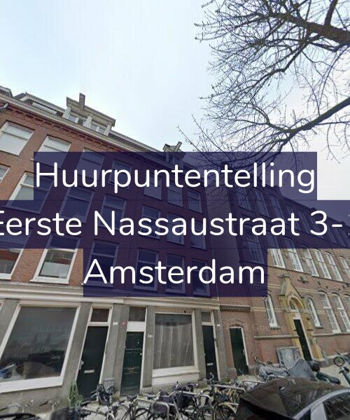 Foto gevel Huurpuntentelling voor Eerste Nassaustraat 3-1, Amsterdam
