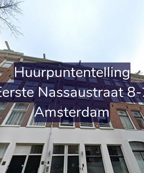 Foto gevel Huurpuntentelling voor Eerste Nassaustraat 8-2, Amsterdam