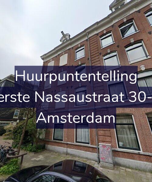 Foto gevel Huurpuntentelling voor Eerste Nassaustraat 30-H, Amsterdam