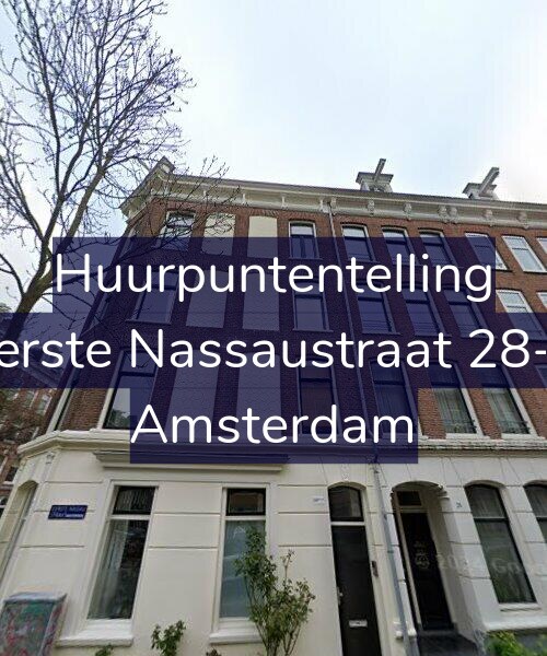 Foto gevel Huurpuntentelling voor Eerste Nassaustraat 28-E, Amsterdam