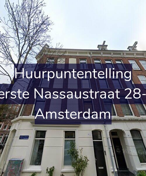 Foto gevel Huurpuntentelling voor Eerste Nassaustraat 28-B, Amsterdam