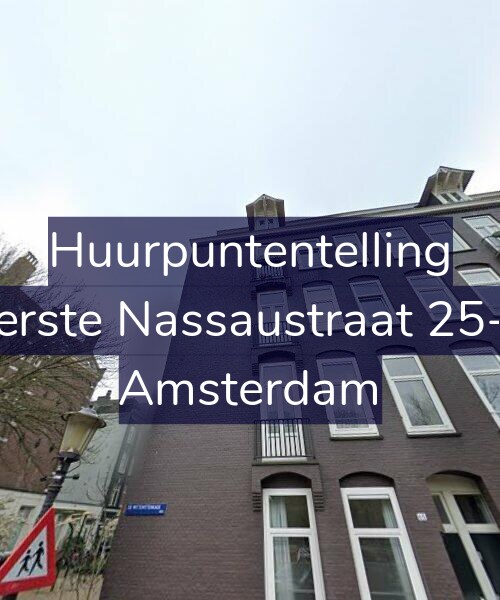 Foto gevel Huurpuntentelling voor Eerste Nassaustraat 25-3, Amsterdam