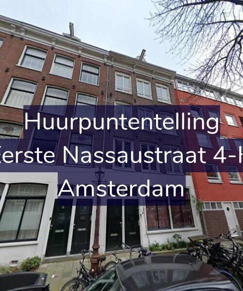 Foto gevel Huurpuntentelling voor Eerste Nassaustraat 4-H, Amsterdam