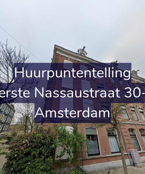 Foto gevel Huurpuntentelling voor Eerste Nassaustraat 30-F, Amsterdam