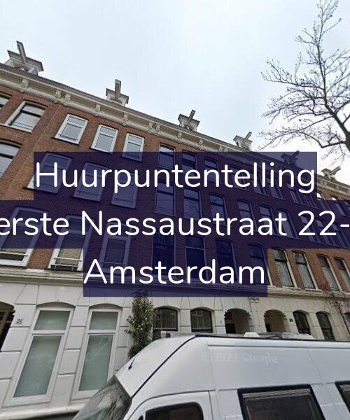 Foto gevel Huurpuntentelling voor Eerste Nassaustraat 22-A, Amsterdam
