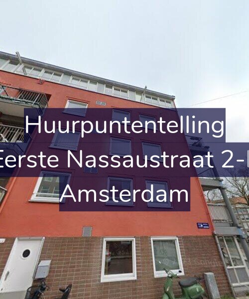 Foto gevel Huurpuntentelling voor Eerste Nassaustraat 2-F, Amsterdam