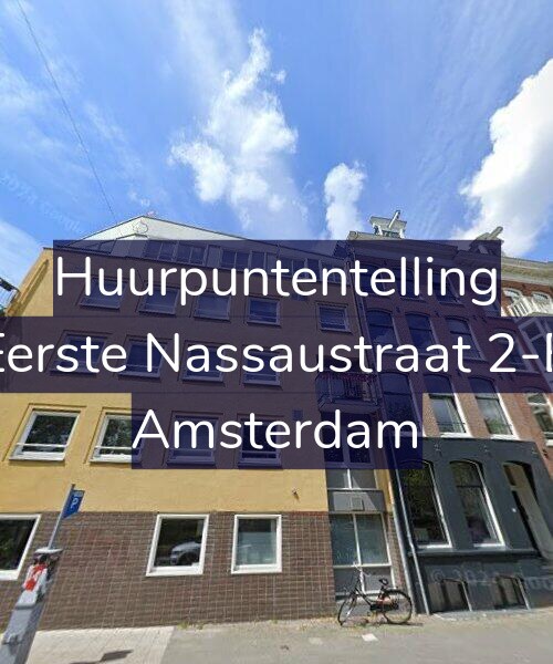 Foto gevel Huurpuntentelling voor Eerste Nassaustraat 2-B, Amsterdam