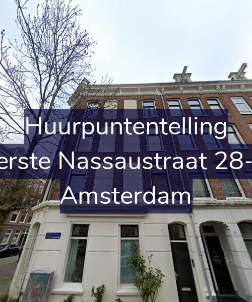 Foto gevel Huurpuntentelling voor Eerste Nassaustraat 28-C, Amsterdam