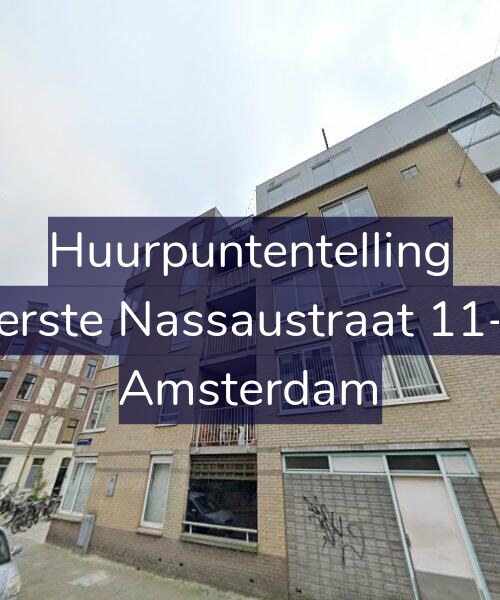 Foto gevel Huurpuntentelling voor Eerste Nassaustraat 11-F, Amsterdam