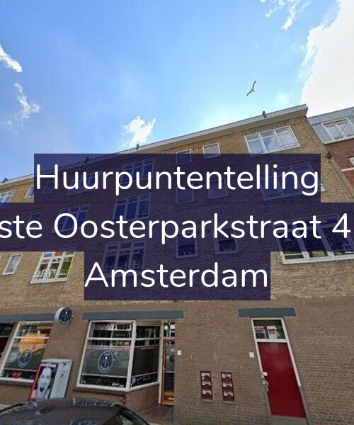 Foto gevel Huurpuntentelling voor Eerste Oosterparkstraat 42-1, Amsterdam