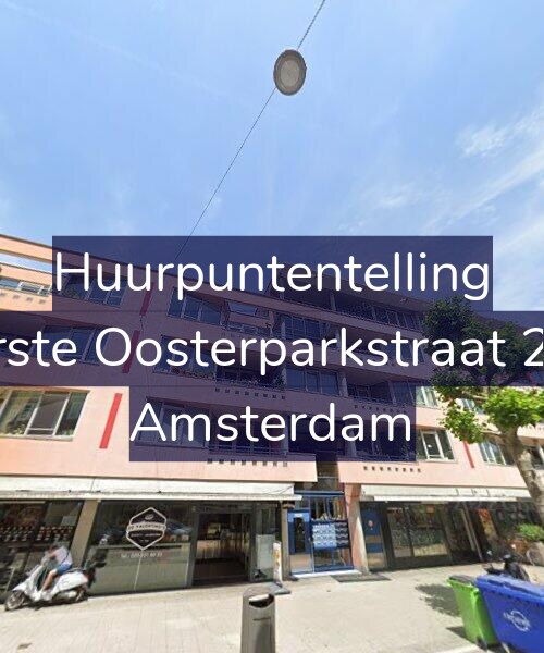 Foto gevel Huurpuntentelling voor Eerste Oosterparkstraat 207, Amsterdam