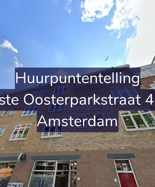 Foto gevel Huurpuntentelling voor Eerste Oosterparkstraat 42-3, Amsterdam
