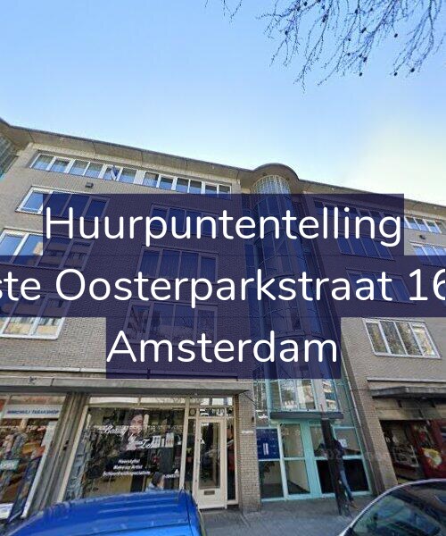 Foto gevel Huurpuntentelling voor Eerste Oosterparkstraat 168-E, Amsterdam