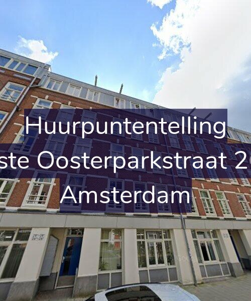 Foto gevel Huurpuntentelling voor Eerste Oosterparkstraat 26-B, Amsterdam