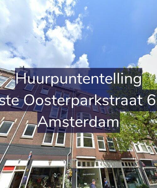 Foto gevel Huurpuntentelling voor Eerste Oosterparkstraat 63-3, Amsterdam