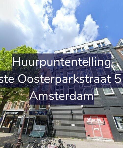 Foto gevel Huurpuntentelling voor Eerste Oosterparkstraat 51-A, Amsterdam