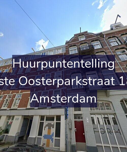Foto gevel Huurpuntentelling voor Eerste Oosterparkstraat 18-C, Amsterdam