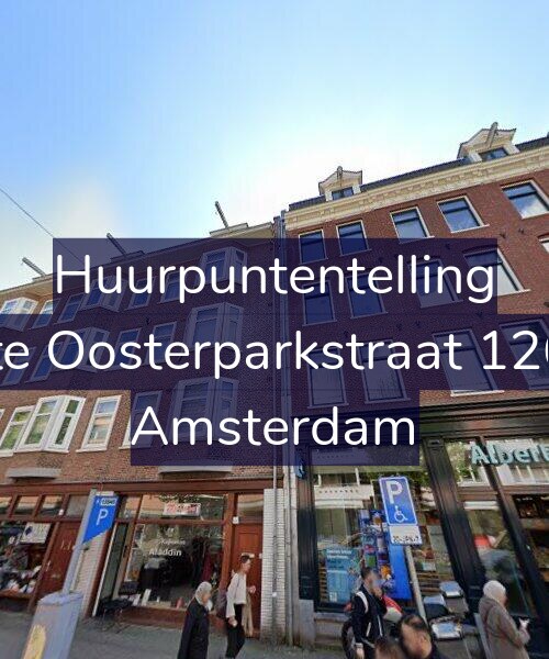 Foto gevel Huurpuntentelling voor Eerste Oosterparkstraat 126-A1, Amsterdam