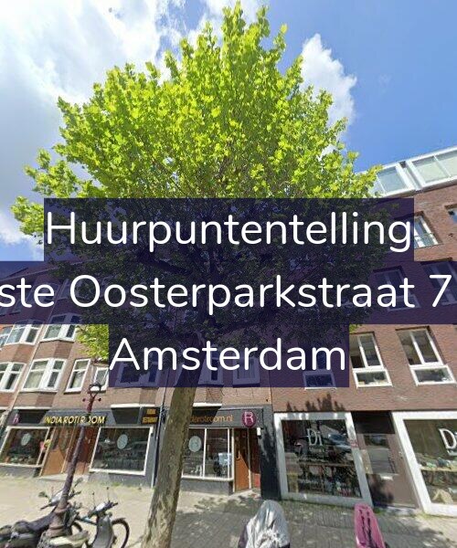 Foto gevel Huurpuntentelling voor Eerste Oosterparkstraat 71-1, Amsterdam