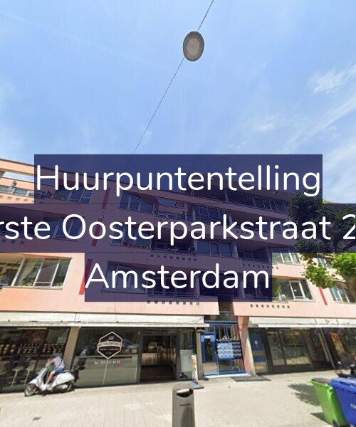 Foto gevel Huurpuntentelling voor Eerste Oosterparkstraat 215, Amsterdam