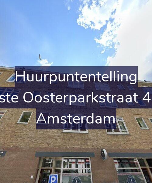 Foto gevel Huurpuntentelling voor Eerste Oosterparkstraat 44-3, Amsterdam