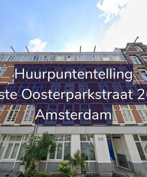Foto gevel Huurpuntentelling voor Eerste Oosterparkstraat 20-C, Amsterdam