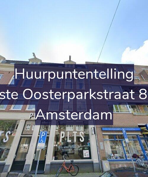 Foto gevel Huurpuntentelling voor Eerste Oosterparkstraat 84-F, Amsterdam
