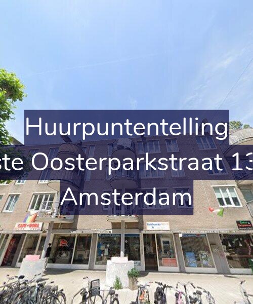 Foto gevel Huurpuntentelling voor Eerste Oosterparkstraat 133-E, Amsterdam
