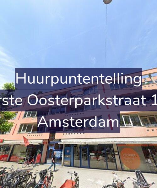 Foto gevel Huurpuntentelling voor Eerste Oosterparkstraat 163, Amsterdam